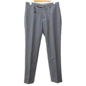 美品 SUPER100’S パンツ スリムフィット スラックス タッセルチャーム付き ビジネス カジュアル 46 約Mサイズ