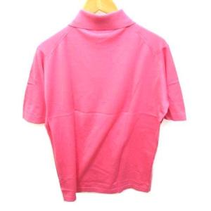 JOHN SMEDLEY ポロシャツ 半袖 無地 シンプル コットン M ピンク 