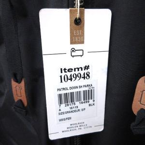 WOOLRICH パトロール ダウンパーカー 650FILL ブラック 