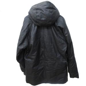 SIERRA DESIGNS マウンテンパーカー レザー グースダウン コート  SD7930 希少 L 黒 ブラック 