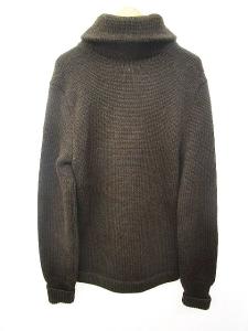 RRL セーター ショールカラー プルオーバー ニット  ブラウン