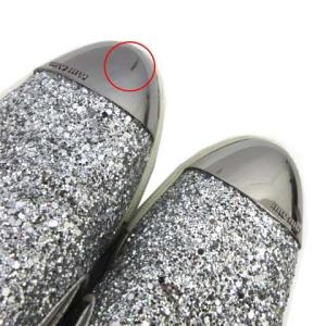 miumiu スリッポン スニーカー グリッター メタルトゥ