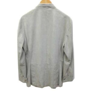 BRUNELLO CUCINELLI レザージャケット スエード グレー 