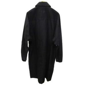 ATTACHMENT 19SS コート ペーパーライククロスドルマンスリーブ KC91-047 黒
