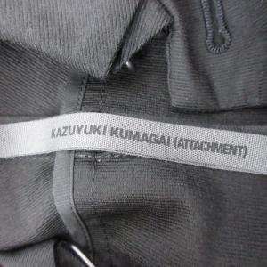 ATTACHMENT 19SS コート ペーパーライククロスドルマンスリーブ KC91-047 黒