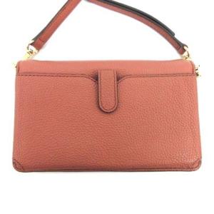 MICHAEL KORS ミニ ショルダーバッグ ウォレット ポーチ フラップ レザー ピンクベージュ