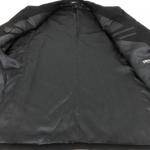 REGAL スーツ セットアップ 上下 シングル 2B 総裏地 ウール ビジネス フォーマル XL 黒 ブラック R031426