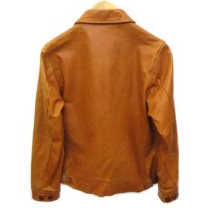 PHIGVEL MAKERS & Co. A-2 ホースハイド レザージャケット 馬革 ジップ ショールカラー 2 M 茶 ブラウン