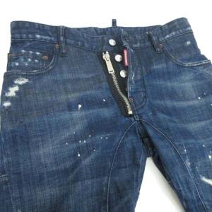 DSQUARED2 18AW TIDY BIKER JEAN タイディーバイカージーンズ DARK WORKED VERTICAL SLASH ストーンウォッシュ