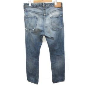 STANDARD CALIFORNIA デニム パンツ ジーンズ ジップ SD 5-Pocket Denim S905 セルビッジ リペア加工 コットン 大きいサイズ
