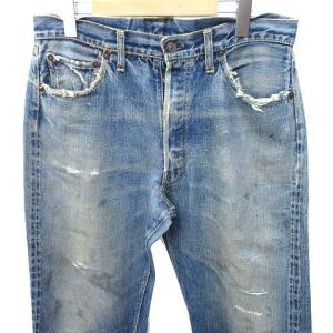Levi's 50S 501XX オリジナル デニムパンツ 革パッチ期 ヴィンテージ ブルー