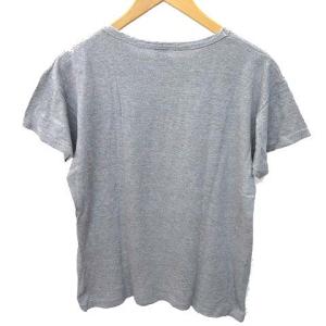 Champion 70s Tシャツ 半袖 トリコ バータグ Harvard 染み込みプリント カレッジ クルーネック ヴィンテージ L 杢グレー