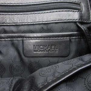 MICHAEL KORS トートバッグ チェーン レザー タッセル 黒 ブラック