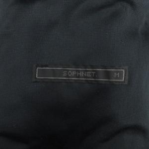 SOPHNET. 20AW FABRIC MIX CARDIGAN カーディガン スウェット切替 羽織 soph-202088 ウール M 黒