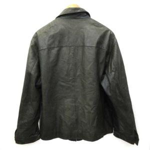 ARMANI COLLEZIONI レザー ジャケット カーフレザー 46 L ダークブラウン