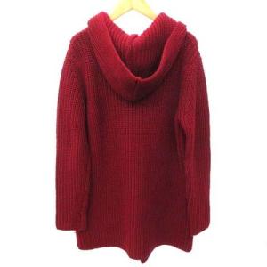 RALPH LAUREN スポーツ ウールニットダッフルコート M レッド