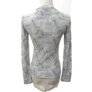 FENDI Jeans ヴィンテージVネックカットソー 34 グレー