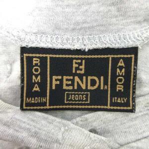 FENDI Jeans ヴィンテージVネックカットソー 34 グレー