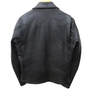Seveskig ライダース ジャケット CALF COLOR RIDERS JACKET ダブル レザー JK-SV-KS-1001 裏バンダナ柄