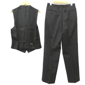 PAUL SMITH R051022 3ピース スーツ セットアップ シングル 3B 総裏地 チェック M ブラック