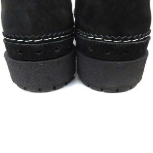 sacai ハイソールスリッポン スエード ローカットシューズ ビブラムソール 41 26.5cm 黒