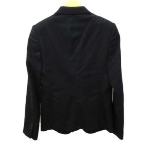 Neil Barrett パンツスーツ ストレッチ シングル 2B サイドベンツ ジップフライ ウール 38 M 黒 ブラック