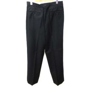 GIANNI VERSACE AA タキシード スーツ 燕尾服 セットアップ センターベント 留め具なし カシミヤ混 ウール 44 S 黒 ブラック