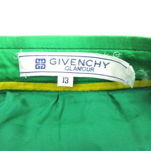 GIVENCHY ヴィンテージマルチボーダースカート 13 グリーン