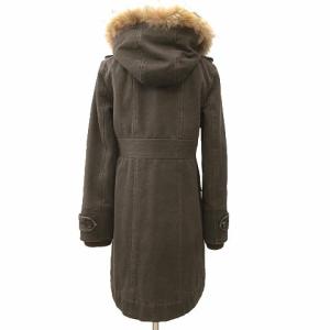 MARC by MARC JACOBS ラクーンファーミリタリーコート ダークブラウン