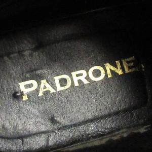 PADRONE 14AW バックジップ ブーツ USED加工 BACK ZIP BOOTS  プレーントゥ レザー 42 26.5cm キャメル