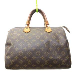 90S M41526 VI8910 スピーディ30 モノグラム ボストンバッグ ブラウン
