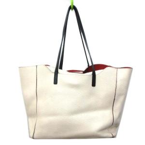 FURLA マグネットスナップボタントートバッグ ホワイト