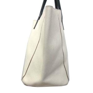 FURLA マグネットスナップボタントートバッグ ホワイト