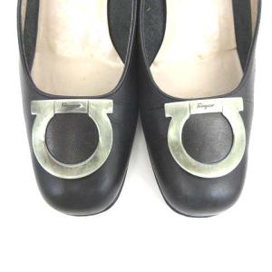 Salvatore Ferragamo FRULLY ガンチーニ パンプス 5ハーフ 