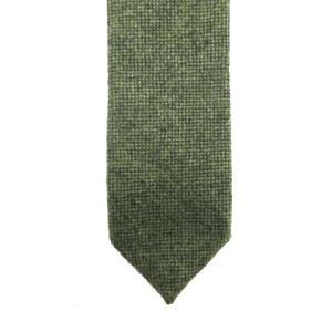 Loro Piana レギュラータイ ネクタイ ビジネス カシミヤ100％ 緑 グリーン