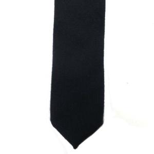 Loro Piana レギュラータイ ネクタイ ビジネス カシミヤ100％ 紺 ネイビー