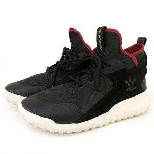 TUBULAR X Trainers チューブラー スニーカー ハイカット シューズ レースアップ 27.5cm 黒 ブラック