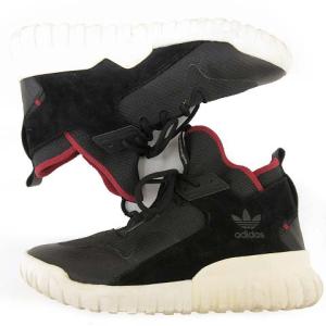 adidas TUBULAR X Trainers チューブラー スニーカー ハイカット シューズ レースアップ 27.5cm 黒 ブラック