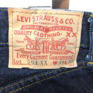 Levi's 55年モデル 501XX 55501-0003 LVC リジッド 米国製 デニムパンツ 復刻 555刻印 バレンシア製 W34