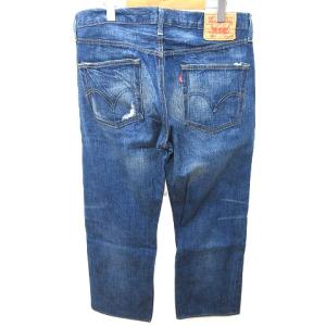 Levi's 05年製 STAYTRUE ダメージ加工デニムパンツ ブルー