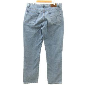RRL USED加工デニムパンツ ライトブルー