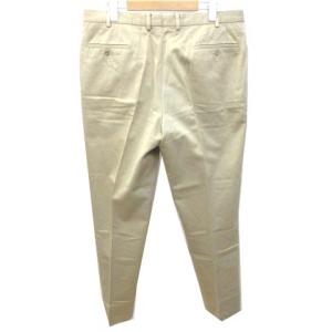 INCOTEX パンツ スラックス ジップ チノパン コットン 大きいサイズ 54 XXL ベージュ IBO14 C082112