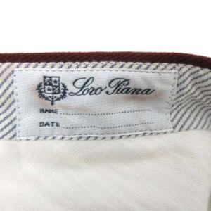 Loro Piana スラックスパンツ 54 レッド