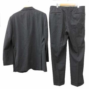 Aquascutum スーツ セットアップ ウィンドウペン  40 ダークグレー 