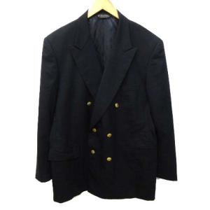 金ボタン ダブル テーラードジャケット M 紺