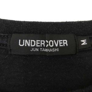 UNDERCOVER GOD SAID Tシャツ カットソー 半袖 ロゴ プリント クルーネック コットン M ブラック