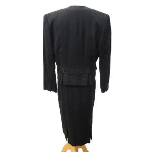 Christian Dior ヴィンテージ シルク 11号 スーツ 黒