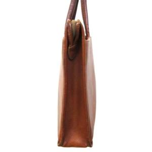 IL BISONTE ブリーフケース イタリア製 レザー 茶 C092819