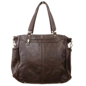 aniary トートバッグ 2WAY レザー 茶