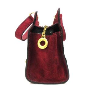 CELINE OLD ミニバッグ 2WAY スエード ボルドー C101105